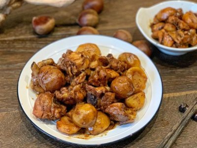 ​板栗烧鸡普通做法（家常板栗烧鸡味道鲜美可口）