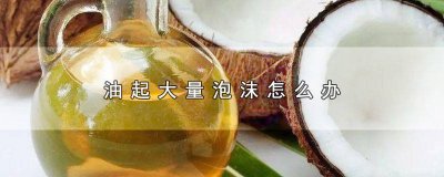 ​油起大量泡沫怎么办小妙招 油起大量的沫怎么解决